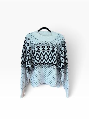 Old Navy Geometric Knit Sweater Women